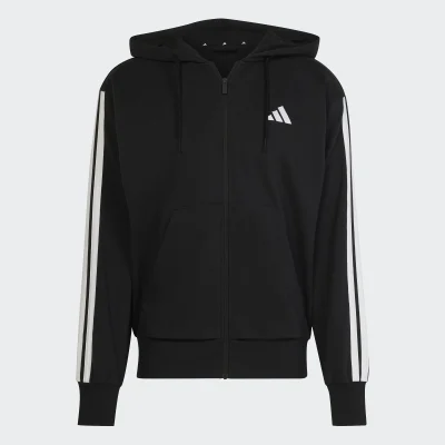 Adidas Ζακέτα με Κουκούλα Μαύρη JD1877