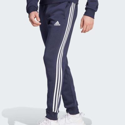 Adidas Essentials Παντελόνι Φόρμας με Λάστιχο Μπλε IJ6493